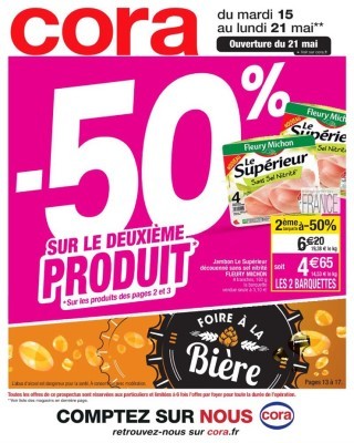 -50% sur le deuxieme produit