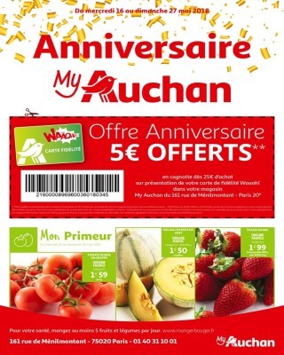 Anniversaire myAuchan