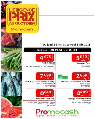 Exigence prix Semaine 22