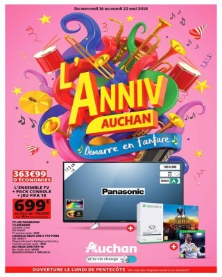 L anniv auchan demarre en fanfare