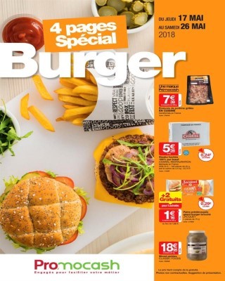 Special Burger du 17 au 26 mai 2018