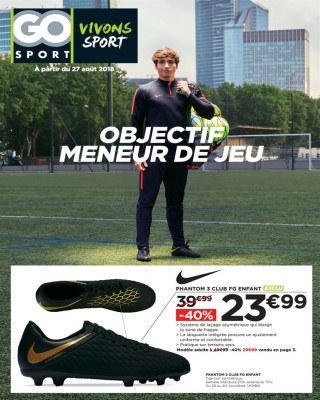 Objectif meneur de jeu - Catalogue go sport