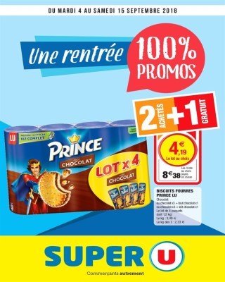 Une rentree 100% promos