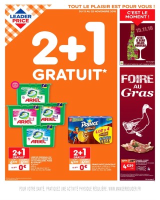 Leader Price 2+1 gratuit - Catalogue Leader Price