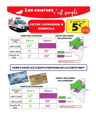 Nouveaux tarifs de livraison à domicile ! - Catalogue Auchan