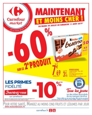 -60% maintenant et moins cher - Catalogue Carrefour Market