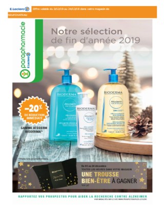 Catalogue E.Leclerc notre selection de fin d'année 2019